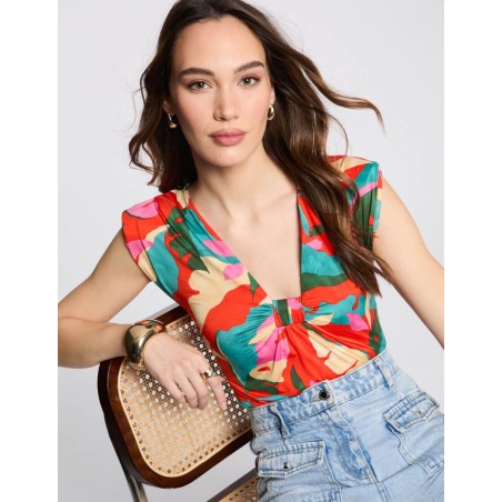Débardeur sans manches multicolore femme