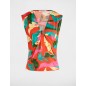 Débardeur sans manches multicolore femme Débardeur sans manches multicolore femme