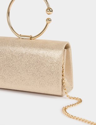 Pochette Paillettes Jaune Or – Morgan | Collection Été 2025