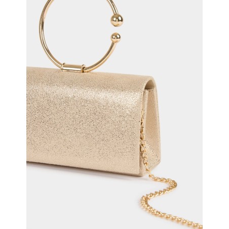 Pochette Paillettes Jaune Or – Morgan | Collection Été 2025
