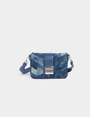 Sac à Bandoulière en Jean Denim Stone – Morgan | Collection Été 2025