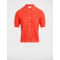 Gilet Orange Manches Courtes – Morgan Gilet Orange Manches Courtes – Morgan
