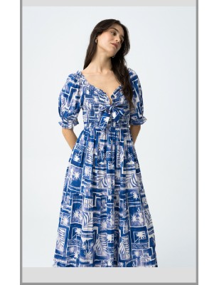Robe Longue Imprimée – Tiffosi | Collection Été 2025