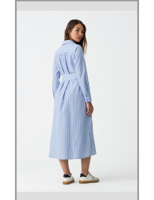 Robe Rayée Bleue Manches Longues – Tiffosi