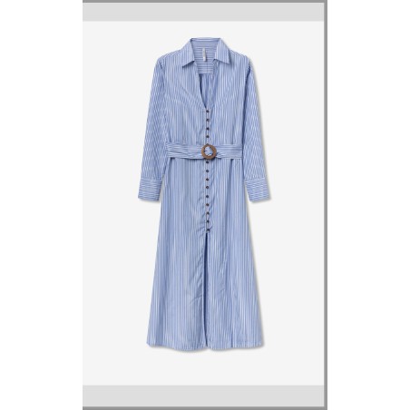 Robe Rayée Bleue Manches Longues – Tiffosi