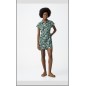 Combi-short Vert Imprimé – Tiffosi | Fraîcheur & féminité