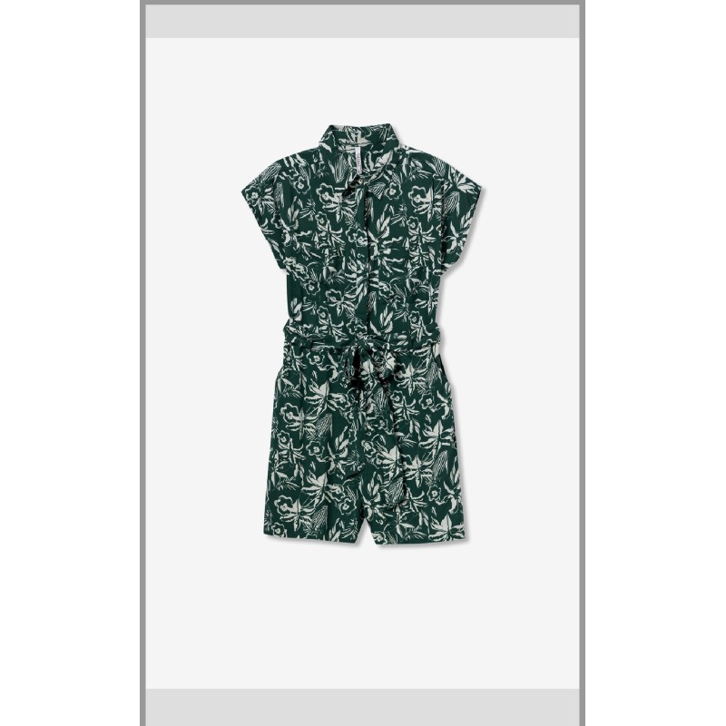 Combi-short Vert Imprimé – Tiffosi | Fraîcheur & féminité