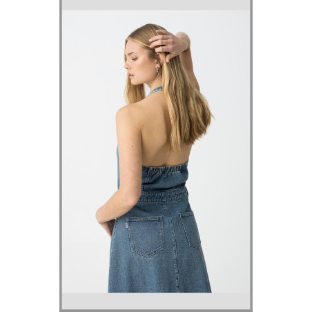 Robe en Jean Dos Nu – Tiffosi | Esprit denim & féminité estivale