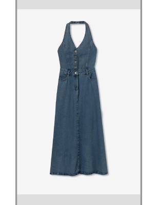 Robe en Jean Dos Nu – Tiffosi | Esprit denim & féminité estivale