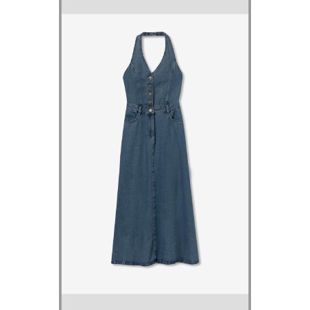 Robe en Jean Dos Nu – Tiffosi | Esprit denim & féminité estivale