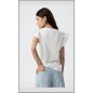 Tee-shirt Blanc Manches Détails – Tiffosi | Le basique chic revisité Tee-shirt Blanc Manches Détails – Tiffosi | Le basique chic revisité
