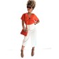 Blouse Orange – C’est Beau la Vie ! – Collection Été 2025 Blouse Orange – C’est Beau la Vie ! – Collection Été 2025