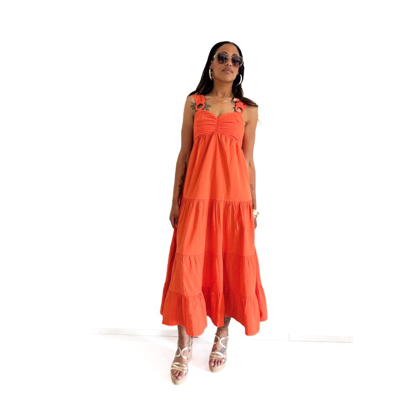 Robe Adèle C’est Beau la Vie ! Couleur Orange Robe Adèle C’est Beau la Vie ! Couleur Orange