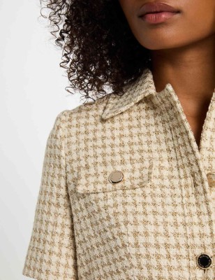 este manches courtes tweed multicolore – Morgan