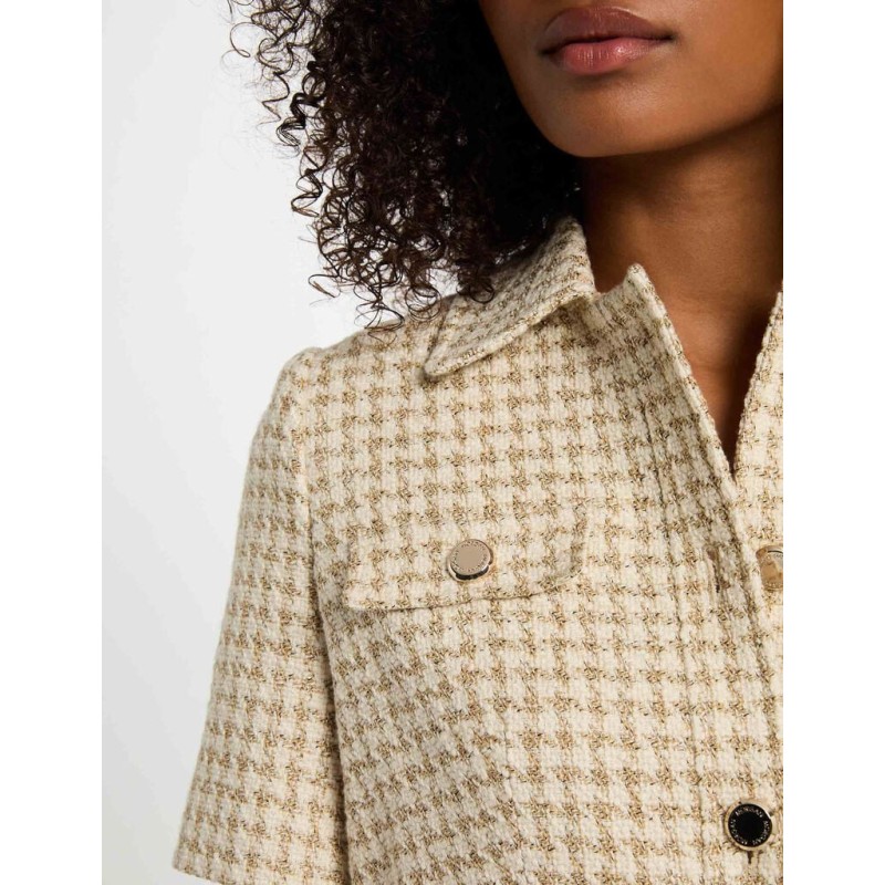 este manches courtes tweed multicolore – Morgan