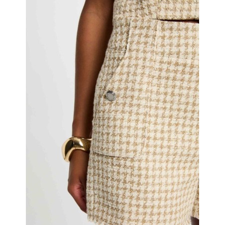 Short en tweed multicolore – Morgan