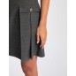 robe chasuble ajustée gris moyen femme robe chasuble ajustée gris moyen femme