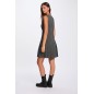 robe chasuble ajustée gris moyen femme robe chasuble ajustée gris moyen femme
