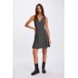 robe chasuble ajustée gris moyen femme robe chasuble ajustée gris moyen femme