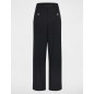 Pantalon droiy taiile haute bleu marine femme Pantalon droiy taiile haute bleu marine femme