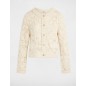 Gilet manches longues ivoire femme Gilet manches longues ivoire femme