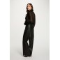 Chemise fluide col v noir femme Chemise fluide col v noir femme