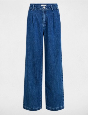Jeans large taille hautes Denis stone femme
