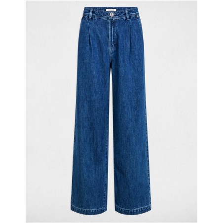Jeans large taille hautes Denis stone femme