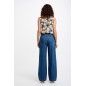 Jeans large taille hautes Denis stone femme Jeans large taille hautes Denis stone femme