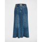 Jupe midi ajustée en jean Denis stone femme Jupe midi ajustée en jean Denis stone femme