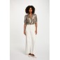 Chemise ajustée manches bouffantes femme Chemise ajustée manches bouffantes femme