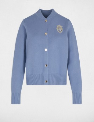 PULL COL TEDDY BLEU FEMME
