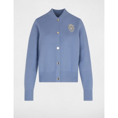 PULL COL TEDDY BLEU FEMME