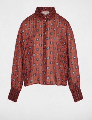 Chemise fluide imprimée