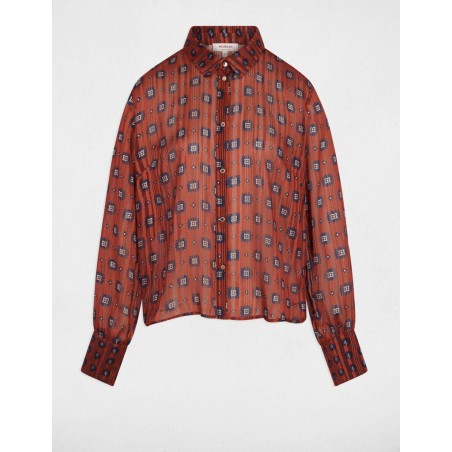 Chemise fluide imprimée