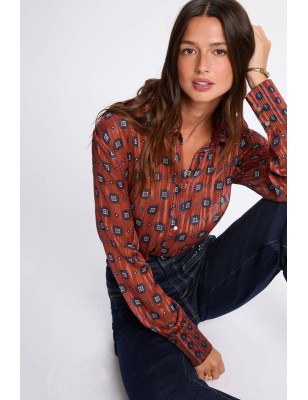 Chemise fluide imprimée