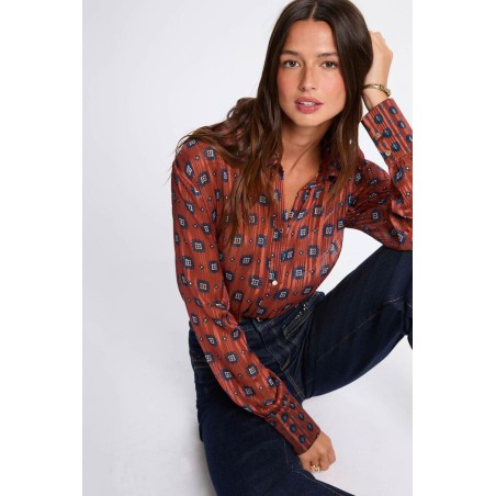 Chemise fluide imprimée