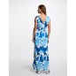 Robe Bleu Reau Marque Morgan Motif Sea Print ideal pour l'été Robe Bleu Reau Marque Morgan Motif Sea Print ideal pour l'été