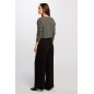 Pantalon large noir fluide Pantalon large noir fluide