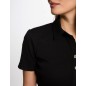 T-shirt manches courtes noir femme