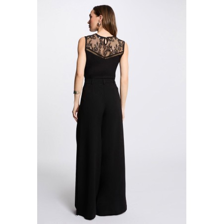 T-shirt sans manches noir femme