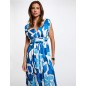 Robe Bleu Reau Marque Morgan Motif Sea Print ideal pour l'été Robe Bleu Reau Marque Morgan Motif Sea Print ideal pour l'été