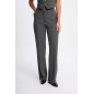 Pantalon jambe large gris moyen femme Pantalon jambe large gris moyen femme