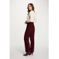 Pantalon droit taiile haute prune Pantalon droit taiile haute prune