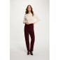 Pantalon droit taiile haute prune Pantalon droit taiile haute prune
