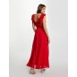 ROBE LONGUE DROITE FLUIDE ROUGE FEMME ROBE LONGUE DROITE FLUIDE ROUGE FEMME
