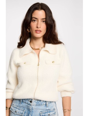 Gilet manches longues à revers