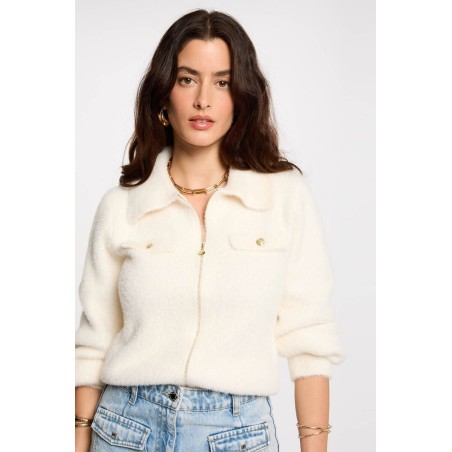 Gilet manches longues à revers