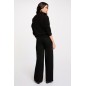 Pull manches longues avec boutons ivoire femme