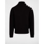 Pull manches longues avec boutons ivoire femme